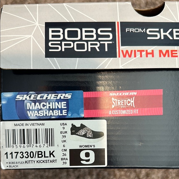 Skechers Bobs Sport Kitty Kickstart Sz 9 - Picture 2 of 5